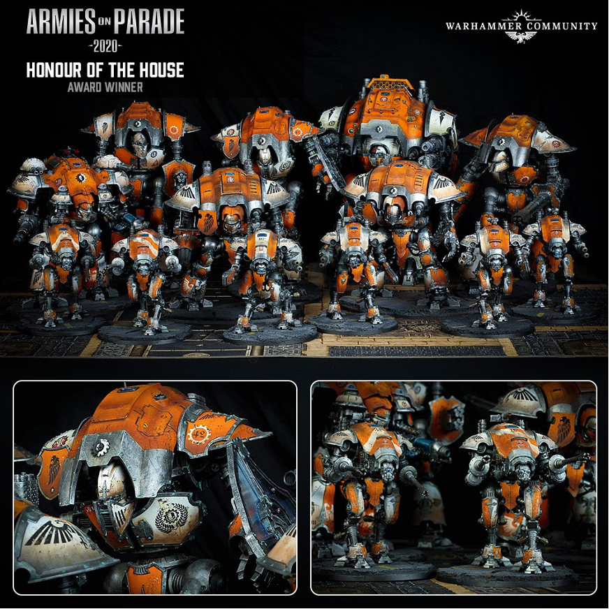 涂装进度80%？上届Armies on Parade获奖作品或许能带给你灵感
