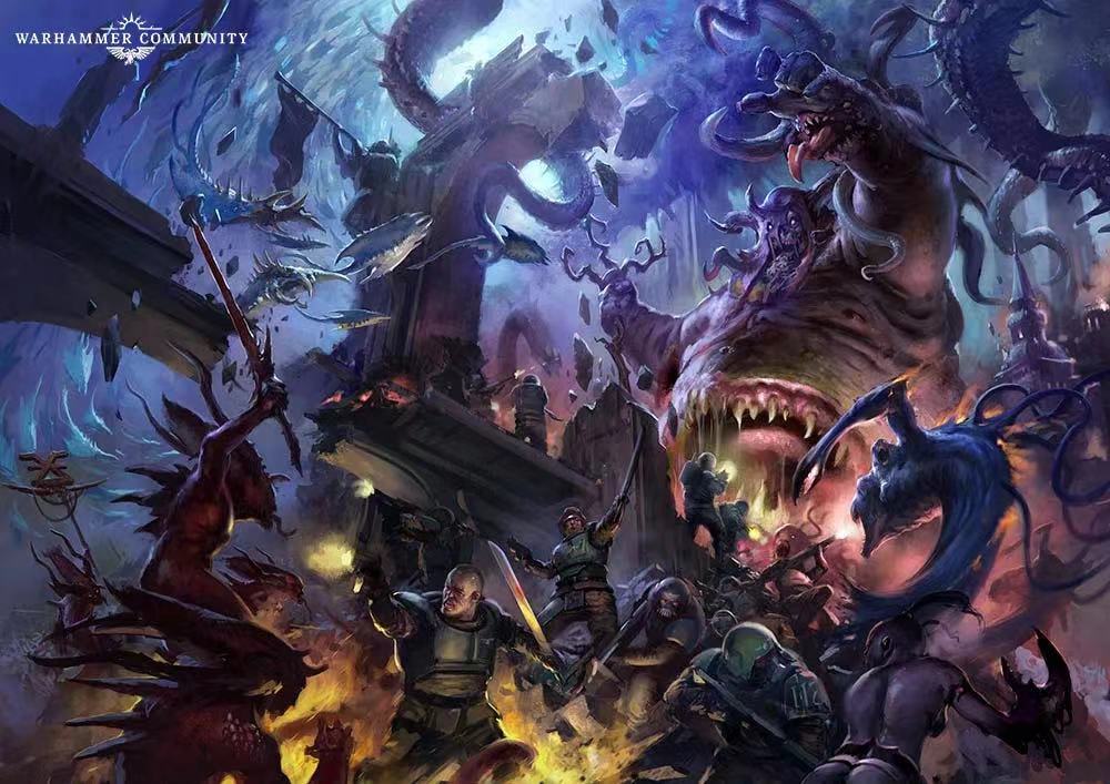 亚空间中最为强大的生物，混沌邪神的强大造物——混沌大魔！