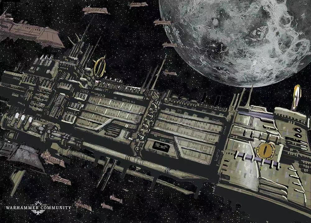 40K | 人类帝国历史上最为强大的战舰——复仇之魂号！