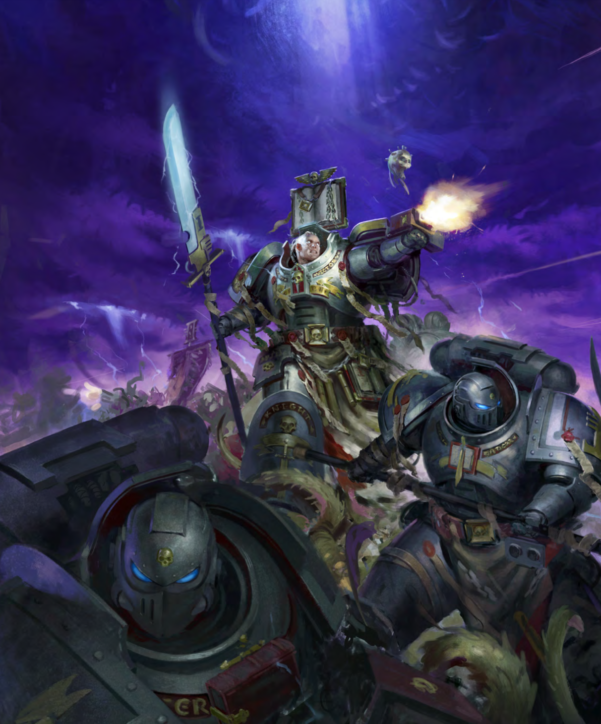 40K故事｜灰骑士：恶魔无处不在，黑暗如影随形，我们无所畏惧！