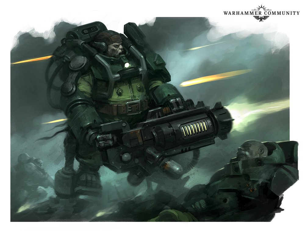 40K故事 | 沃坦联盟机锻匠的科技结晶——机锻匠雷霆炮手！