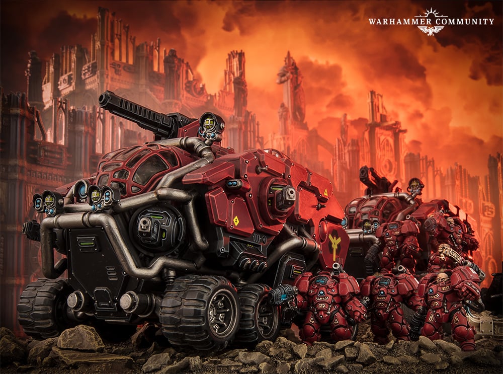 40K故事 | 超重型陆行堡垒——赫卡顿陆行要塞，安全、可靠、超猛火力！