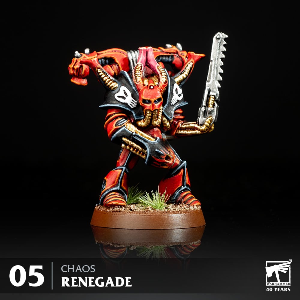 战锤40周年 | 混沌叛军——人类与机械的邪恶融合