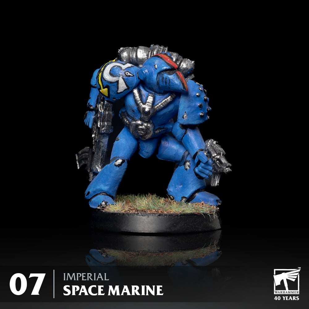 战锤40周年 | 第一个多零部件组装的星际战士