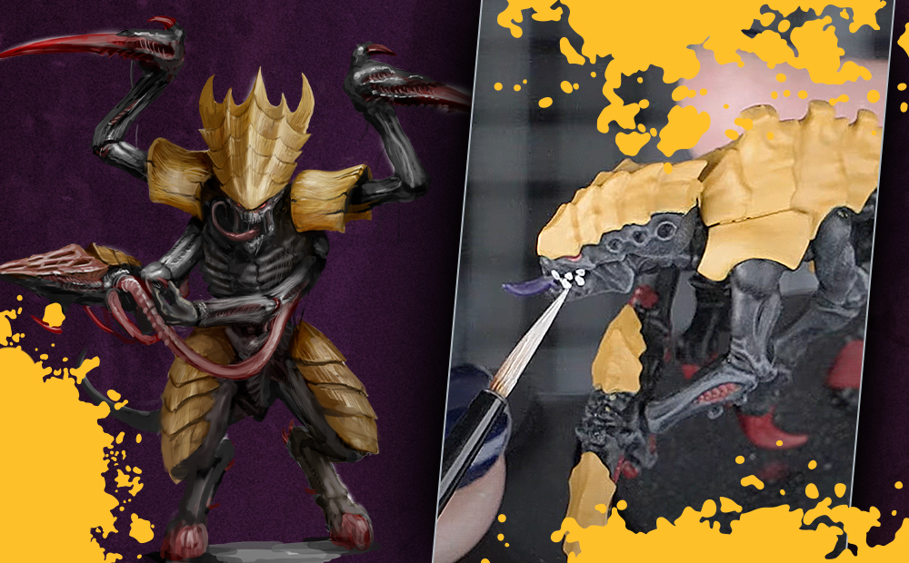 使用5个臭名昭著的虫巢舰队的配色来为你的模型上色吧！