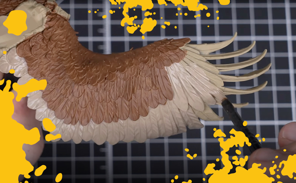 战锤西格玛时代 | 蝎尾狮尹费南丁翅膀的上色