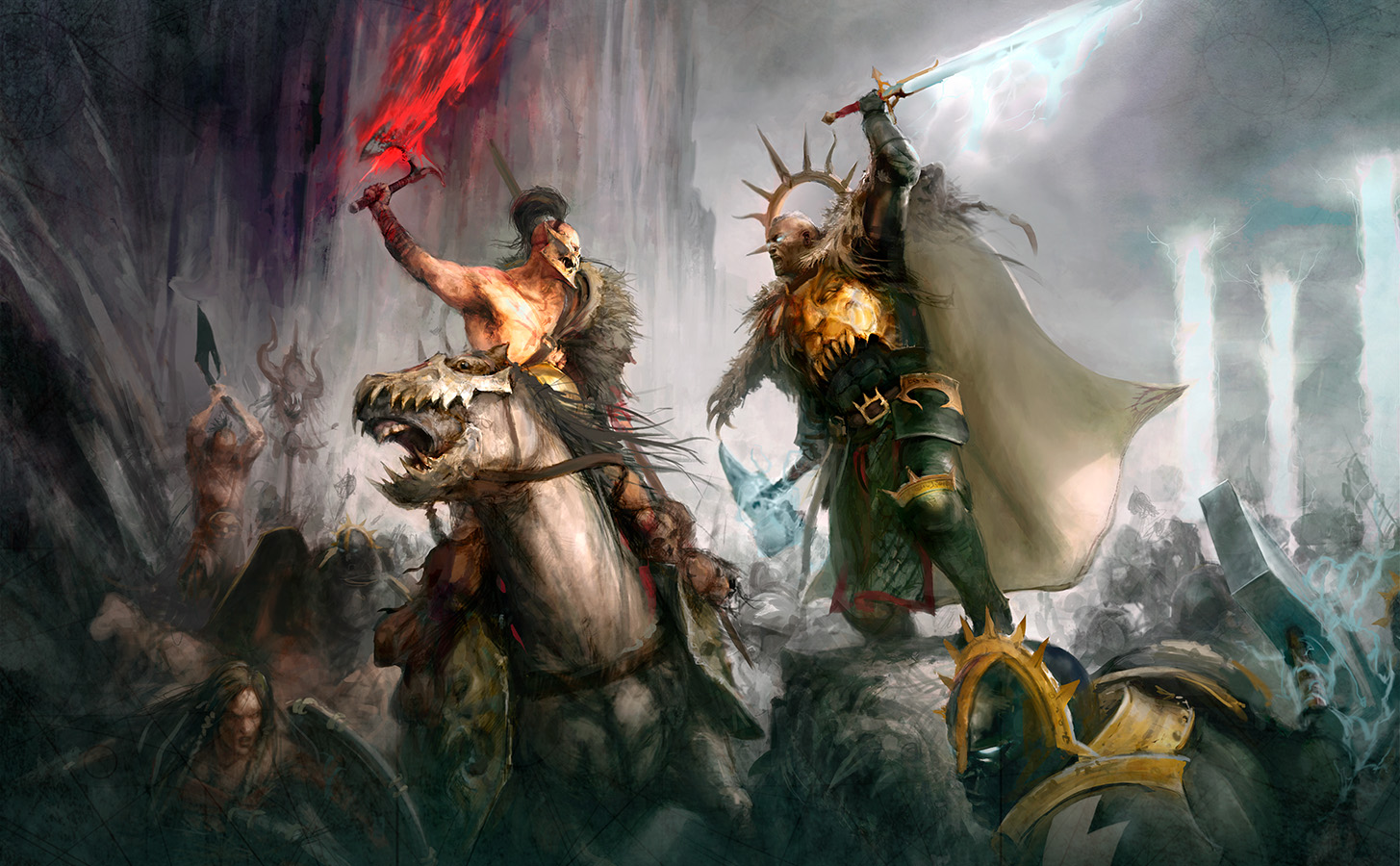 战锤西格玛时代 | 培养强大的英雄，锻造毁灭性的武器，在肆虐的海岸争夺珍贵的灰烬石！