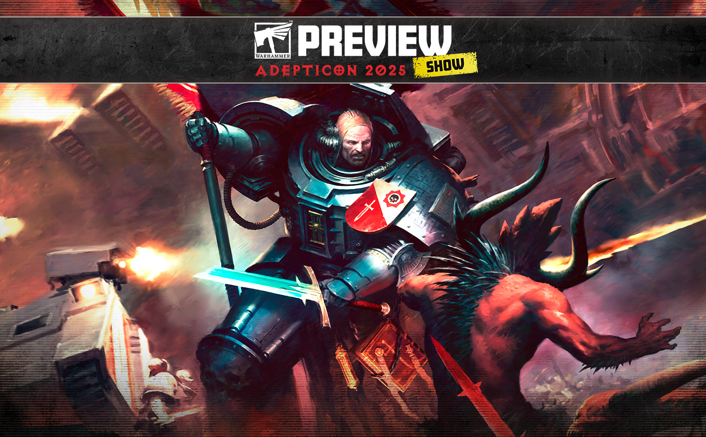 战锤40K | 恶魔肆虐哈米吉多顿，唯有灰骑士能够将其击退！