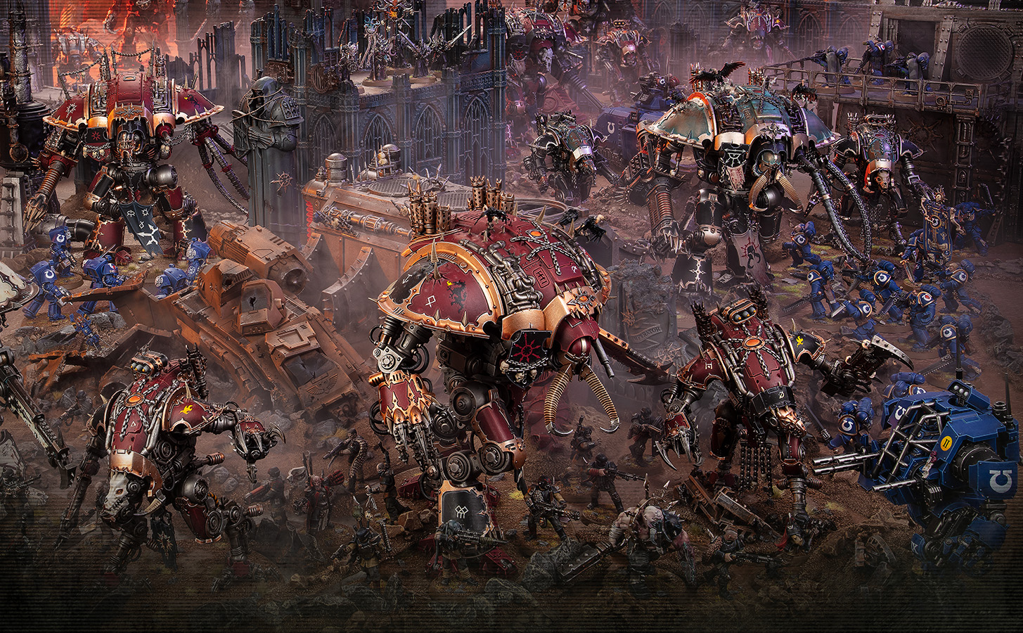 战锤40K | 通过全新的混沌骑士分遣队来传播恐惧并赢得荣耀！