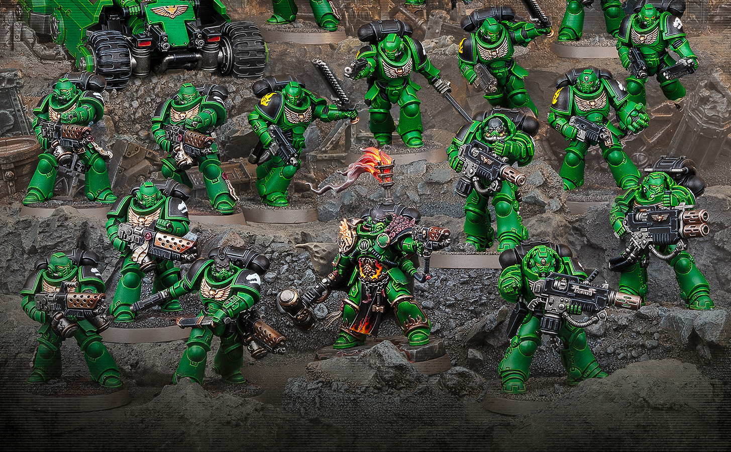 战锤40K | 火蜥蜴的英雄们率领一支如火山爆发般激烈的战斗巡逻队及分遣队奔赴战场！