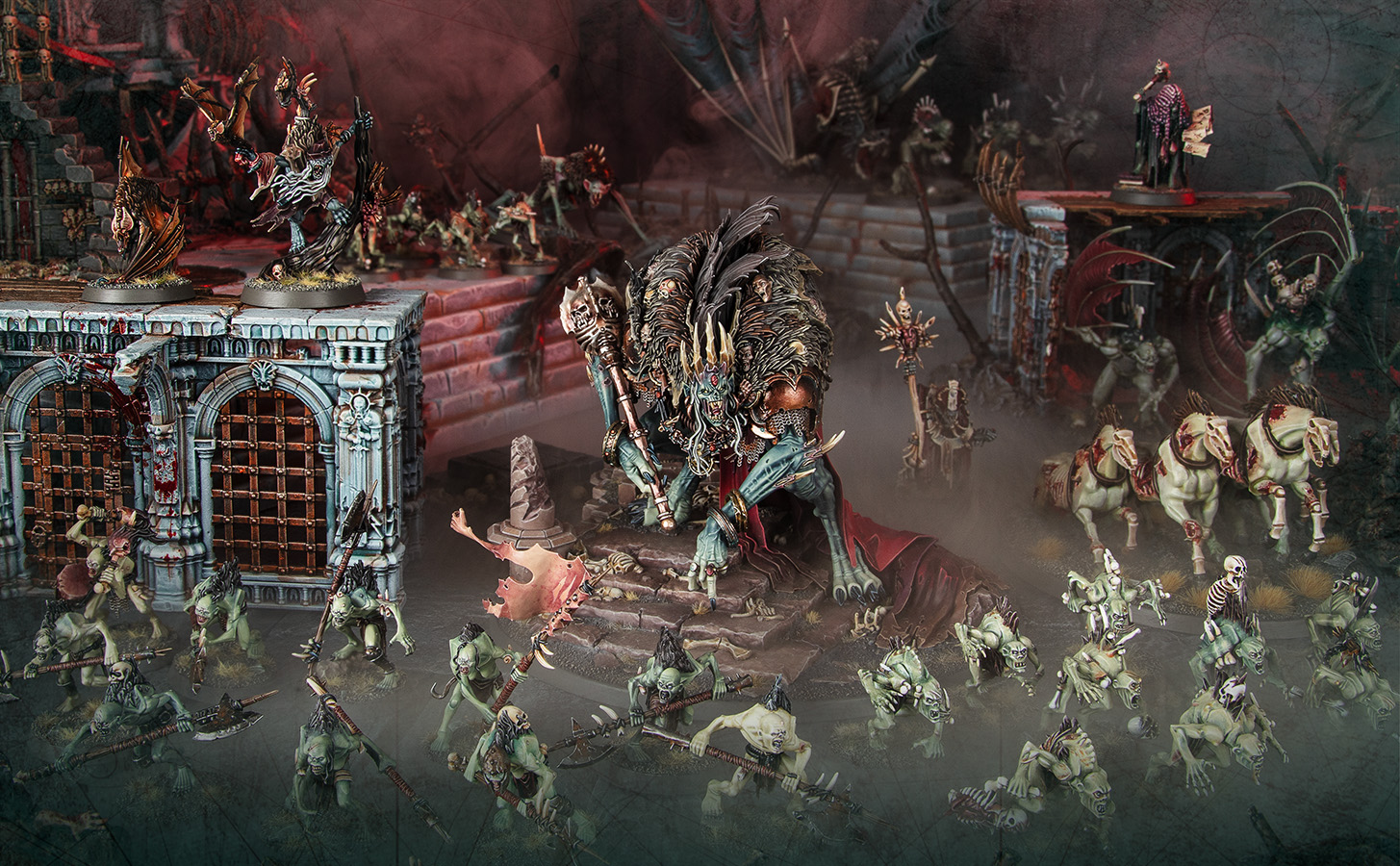 战锤西格玛时代 | 让鬼主们用全新的食肉王廷规则，向你灌输他们那强大而扭曲的幻觉！