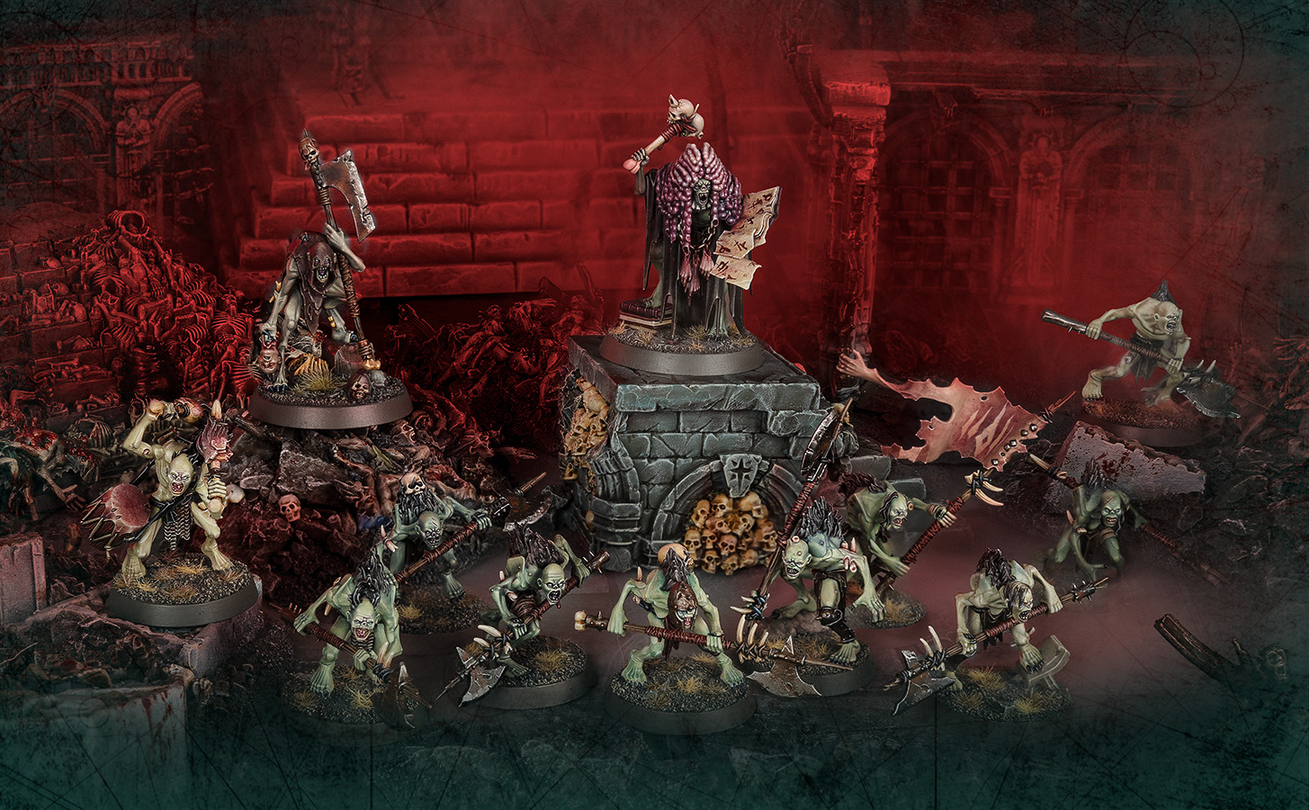 战锤西格玛时代 | 骑士封臣们纵情投身于食肉王廷载誉军队与载誉军团的狂欢盛宴之中！