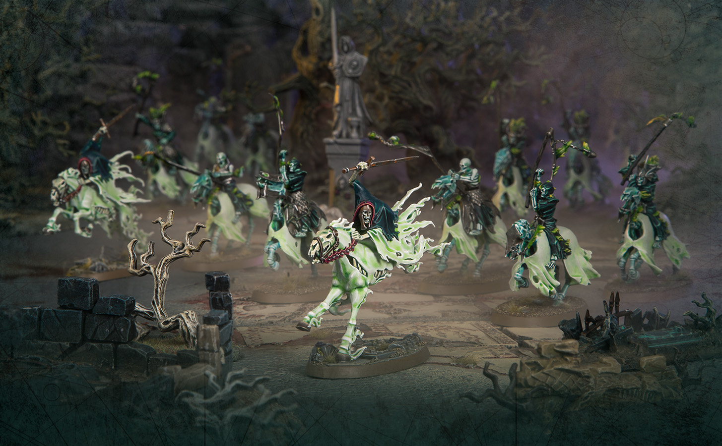 战锤西格玛时代 | 铁蹄踏碎敌阵，自虚冥召来纳加什——全新暗夜游魂载誉军队降临！