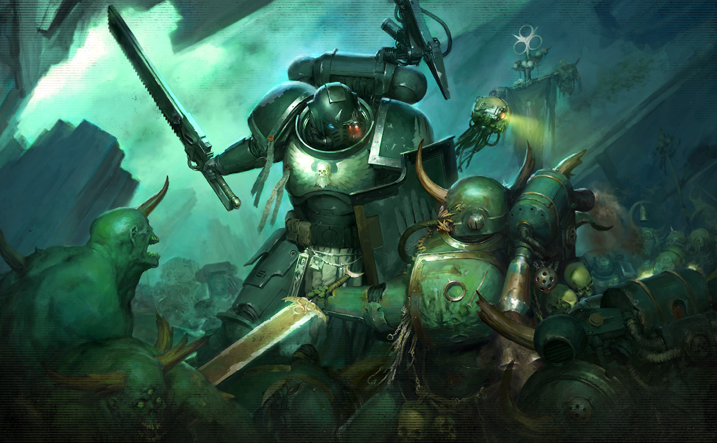 战锤40K｜卡诺克·瓦，阿维尼氏族的钢铁连长