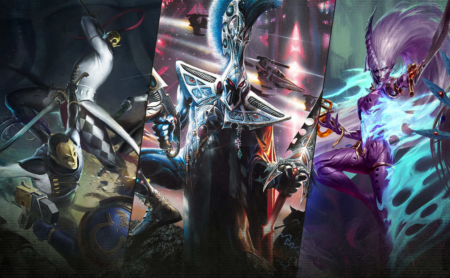 战锤40K｜历年战锤插画巡礼：艾达灵族篇