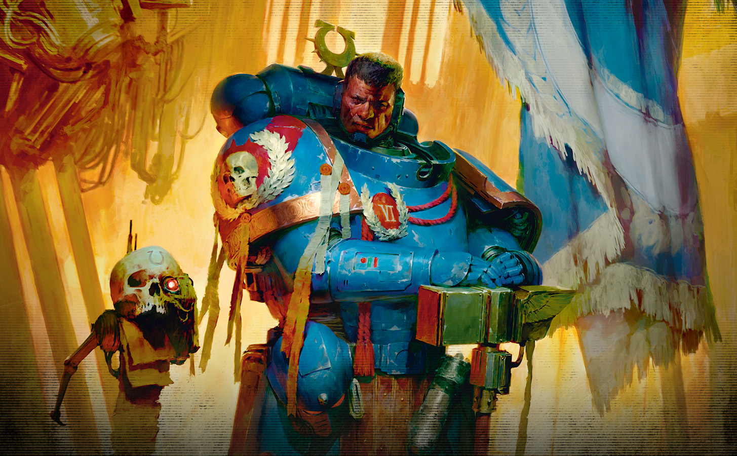 战锤40K｜费伦·阿瑞奥斯，极限战士第六连连长兼祭仪大师