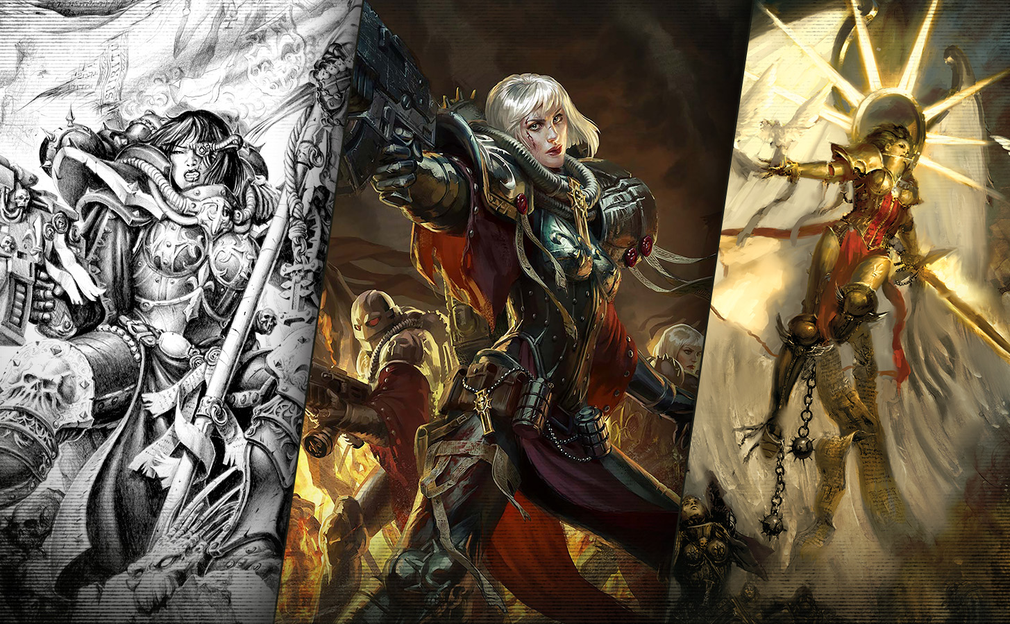 战锤｜历年战锤插画巡礼：修女会篇