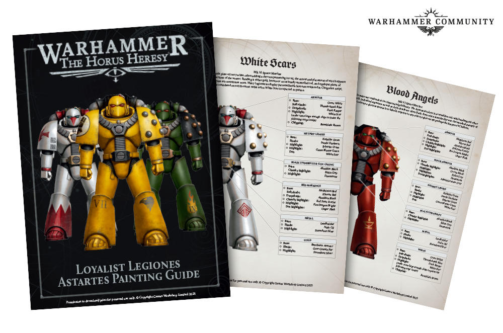 战锤荷鲁斯之乱 | 忠诚方军团上色指南