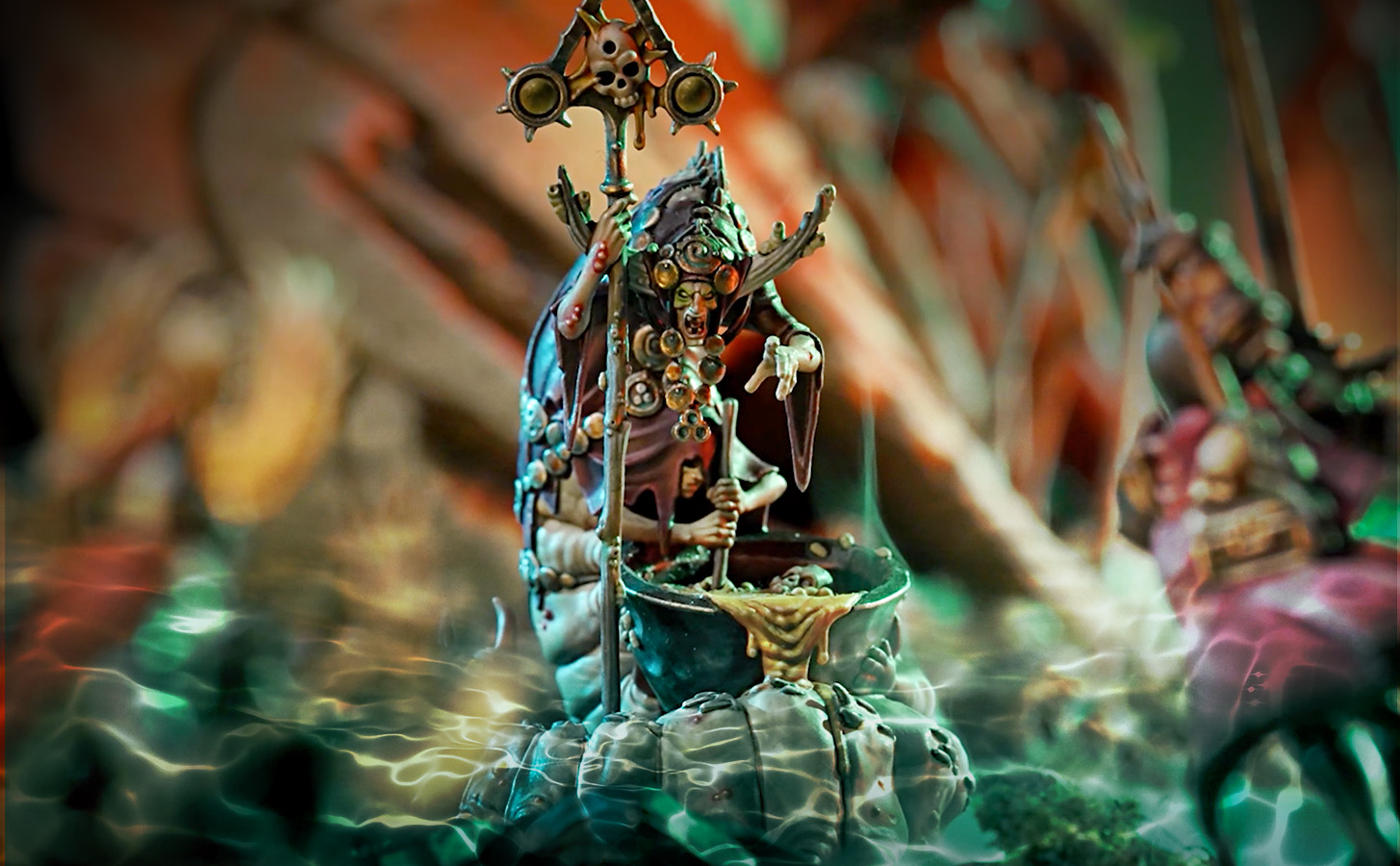 战锤冒险｜《暗水传奇》精妙模型细节全鉴赏