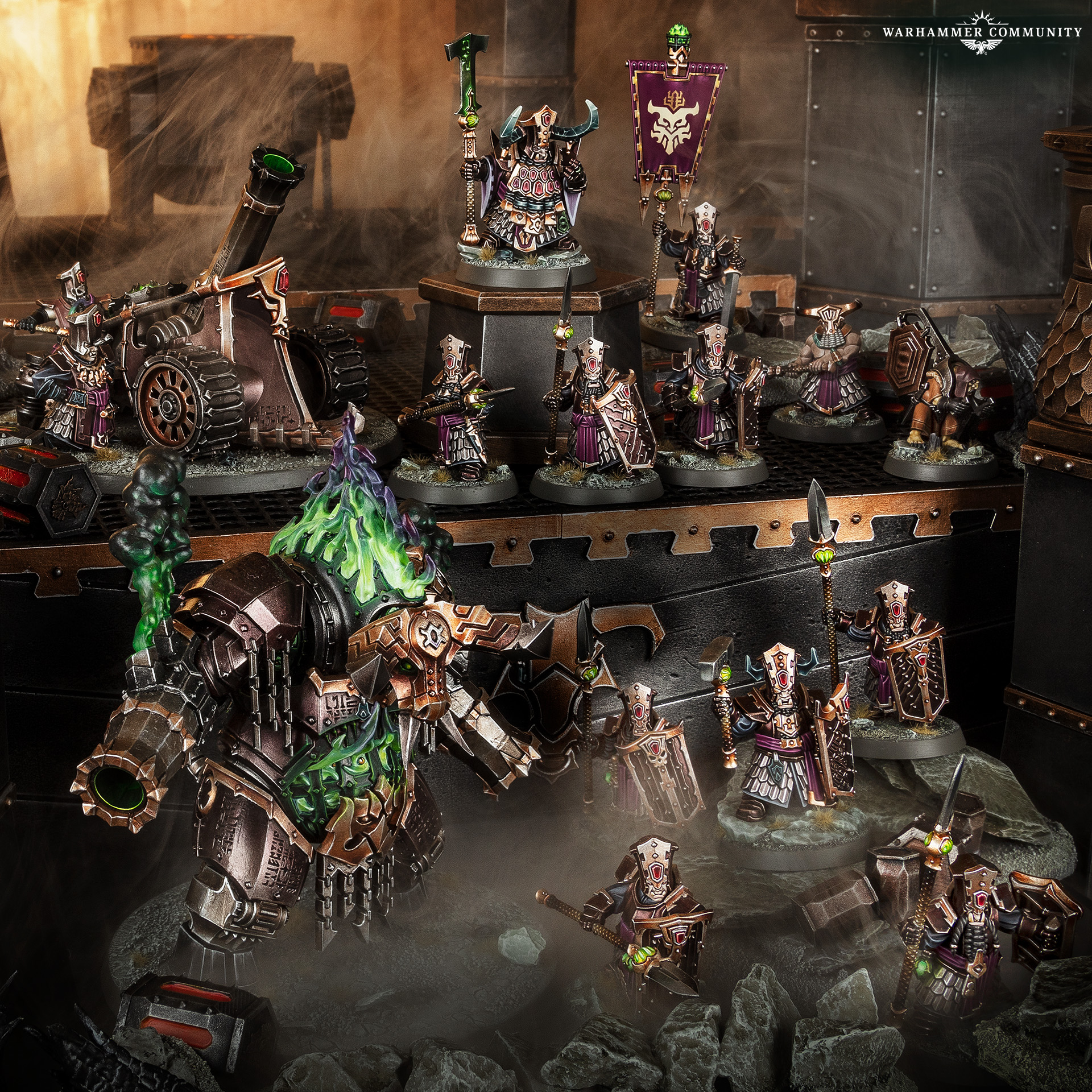 战锤西格玛时代 | 哈苏特地狱铁匠加入了盖伊岚的战斗！