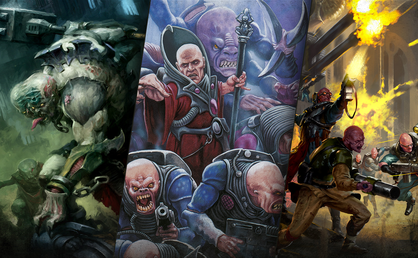 战锤 | 历年战锤插画巡礼：基因窃取者教派篇